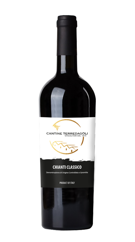 chianti classico in bottiglia