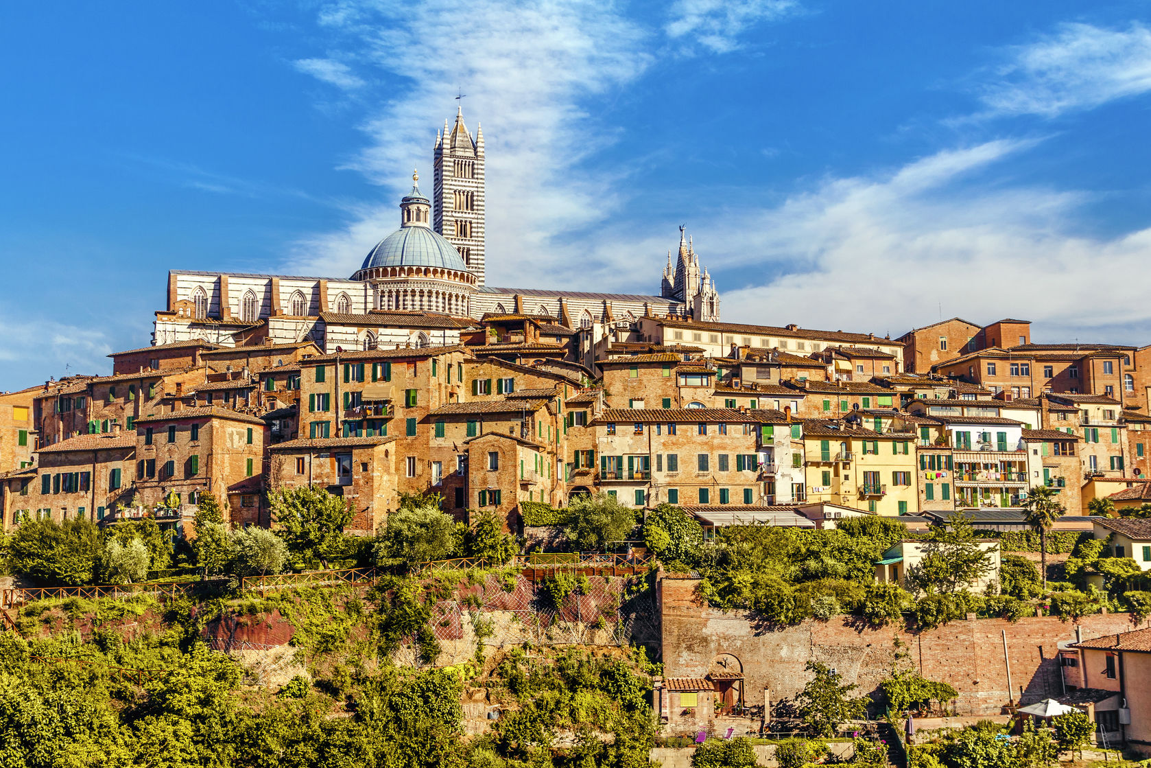Splendid view of the historic city of Siena. Tuscany, Italy